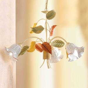 Ceramiche Flora hanging light with a Florentine style