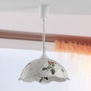 Ceramiche ROSA hanging light with rise and fall mechanism