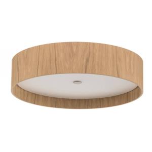 Domus LARAwood L LED ceiling light, white oak, Ø 55 cm