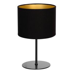 Duolla Roller table lamp black/gold, height 30 cm