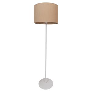 Duolla Jute cylinder floor lamp natural brown 145 cm high