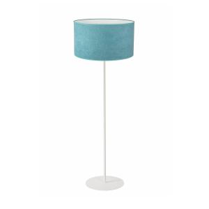 Duolla Pastell Roller floor lamp with turquoise fabric