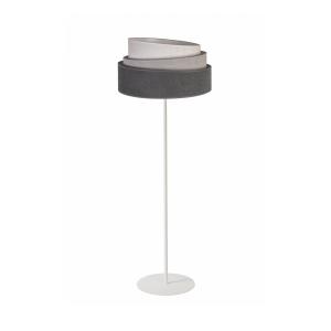 Euluna Pastell Trio floor lamp, dark grey/grey/light grey