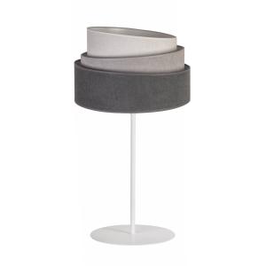 Duolla Pastell Trio table lamp, 3 shades grey, h 50cm