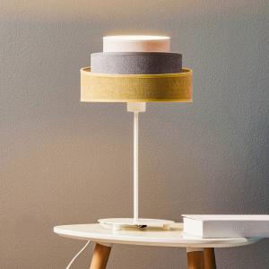 Duolla Pastell Trio table lamp yellow/grey 50cm
