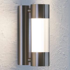 EGLO Robledo LED outdoor wall light in stainless steel