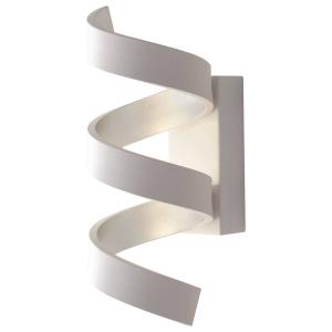 Eco-Light Helix LED wall light white and silver height 26 cm