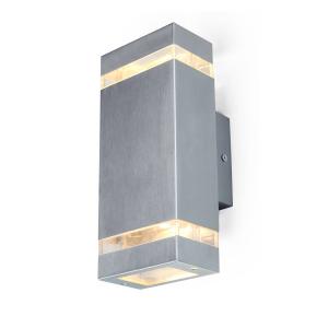 LUTEC Focus outdoor wall light, stainless steel