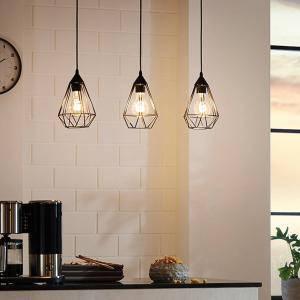 EGLO Tarbes - 3-bulb hanging light in a vintage design