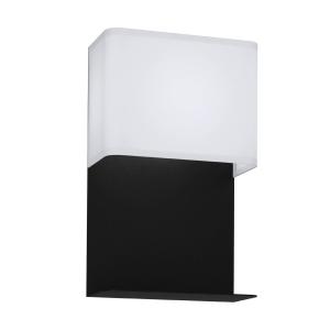 EGLO Galdakao LED wall light with textile, black/white