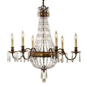 FEISS Bellini - Chandelier with Antique Effect