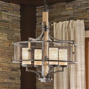 KICHLER Rustic country style chandelier Ahrendale