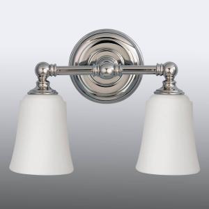 FEISS Huguenot Lake LED bathroom wall lamp, 2-bulb