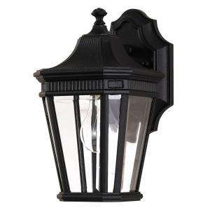 FEISS Cotswold Lane outdoor wall light, black, 29.2 cm