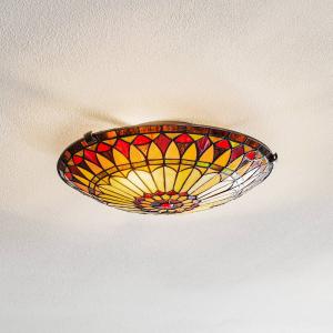 QUOIZEL West End ceiling light in a Tiffany design