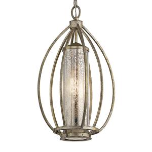 KICHLER Rosalie hanging lamp with a gold finish