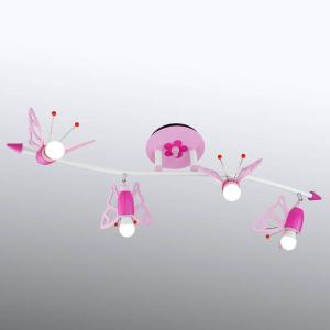 Elobra Butterfly children’s ceiling spotlight four-bulb