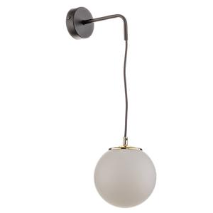 EMIBIG LIGHTING Ognis K1 wall light spherical lampshade bla…