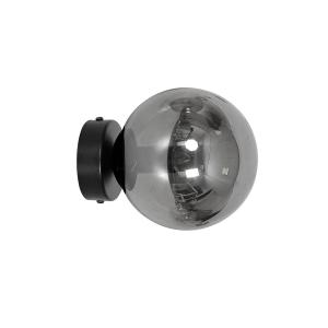 EMIBIG LIGHTING Glassy wall light one-bulb black, graphite…