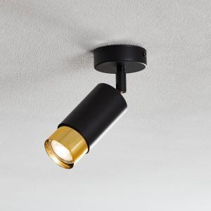 EMIBIG LIGHTING Kumo ceiling spotlight black/gold one-bulb