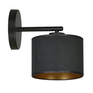 EMIBIG LIGHTING Jari wall lamp fabric, black-gold
