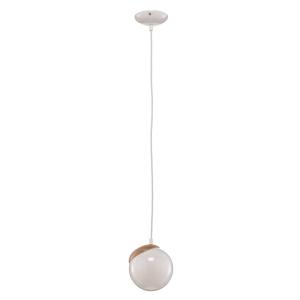Eko-Light Sfera hanging light 1-bulb glass/light wood