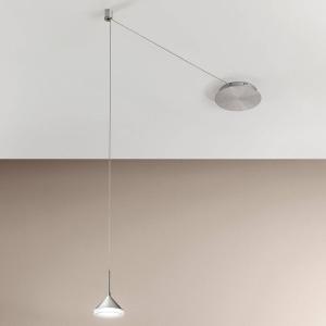 Fabas Luce Isabella LED pendant light, 1-bulb, aluminium