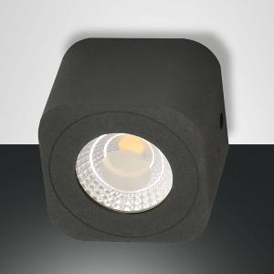 Fabas Luce Angular LED downlight Palmi in anthracite