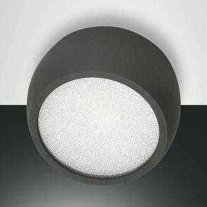 Fabas Luce Round Vasto LED downlight, anthracite