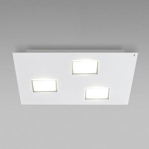 Fabbian Quarter - LED ceiling light in white with 3 LEDs