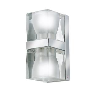 Fabbian Cubetto wall light up/down G9, clear