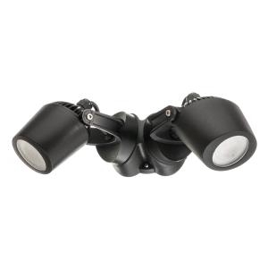 Fumagalli Minitommy outdoor spot 2-bulb CCT black/frosted