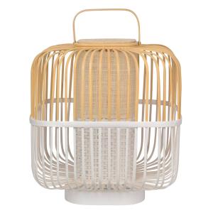 Forestier Bamboo Square M table lamp in white