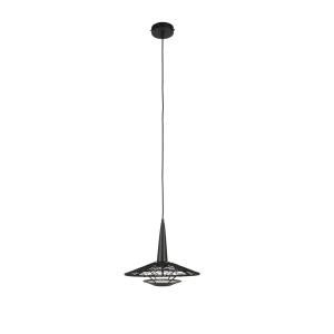 Forestier Carpa S hanging light, black, Ø 34 cm