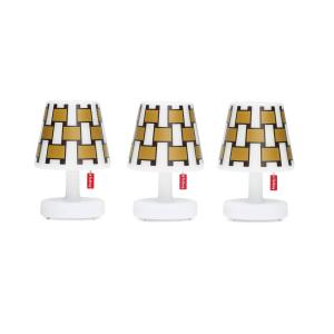 Fatboy Mini Cappie shade, set of 3, weave gold