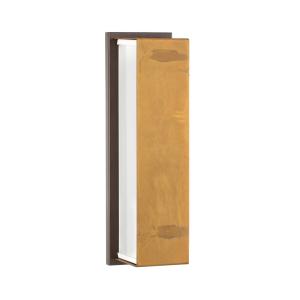 GIBAS Wall light Lola 35 cm in brass and brown