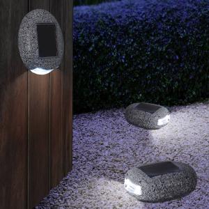 Globo Stone design decorative outdoor light Talvi Solar