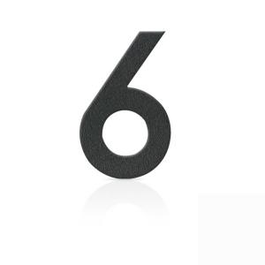 HEIBI Stainless house numbers figure 6,graphite grey