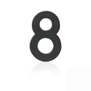 HEIBI Stainless house numbers figure 8, graphite grey