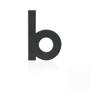 HEIBI Stainless steel numbers, letter b, graphite grey