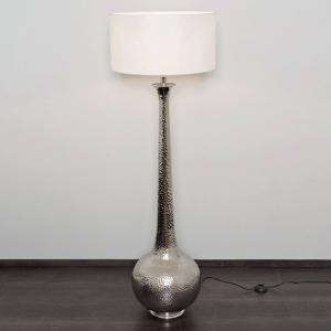 Holländer Maestro floor lamp, white/silver
