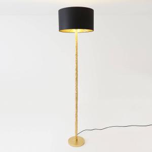 Holländer Cancelliere Rotonda chintz floor lamp black/gold