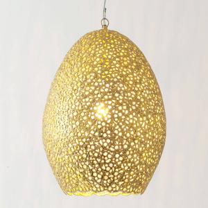 Holländer Cavalliere pendant light, gold, Ø 34 cm