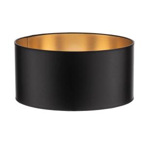 HELAM Alba lampshade, Ø 40 cm, E27, black/gold