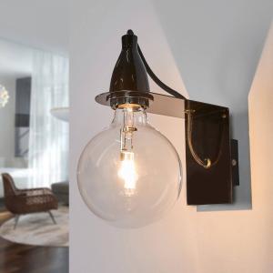 Ideallux Black Minimal designer wall lamp