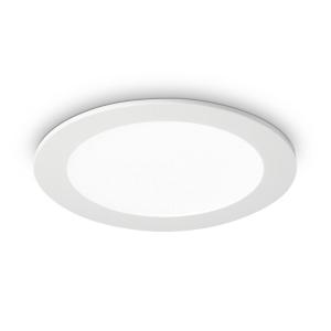 Ideallux Groove round LED downlight 3,000 K 16.8 cm