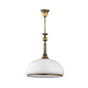 Jupiter Petro pendant light, glass lampshade, one-bulb