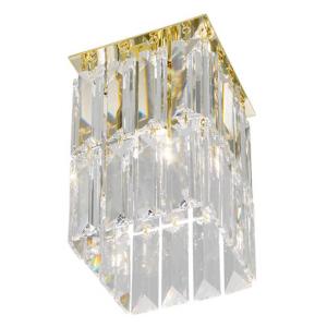 KOLARZ Prisma - golden crystal ceiling light