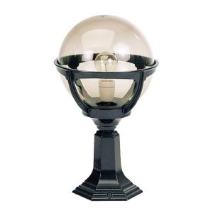 K.S. Verlichting Pillar light Bali with acrylic globe, blac…