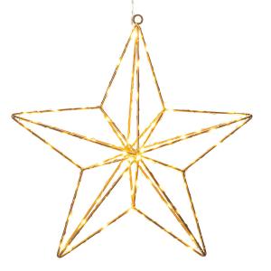 Konstsmide Christmas Gold Star LED decorative light 37 x 36…